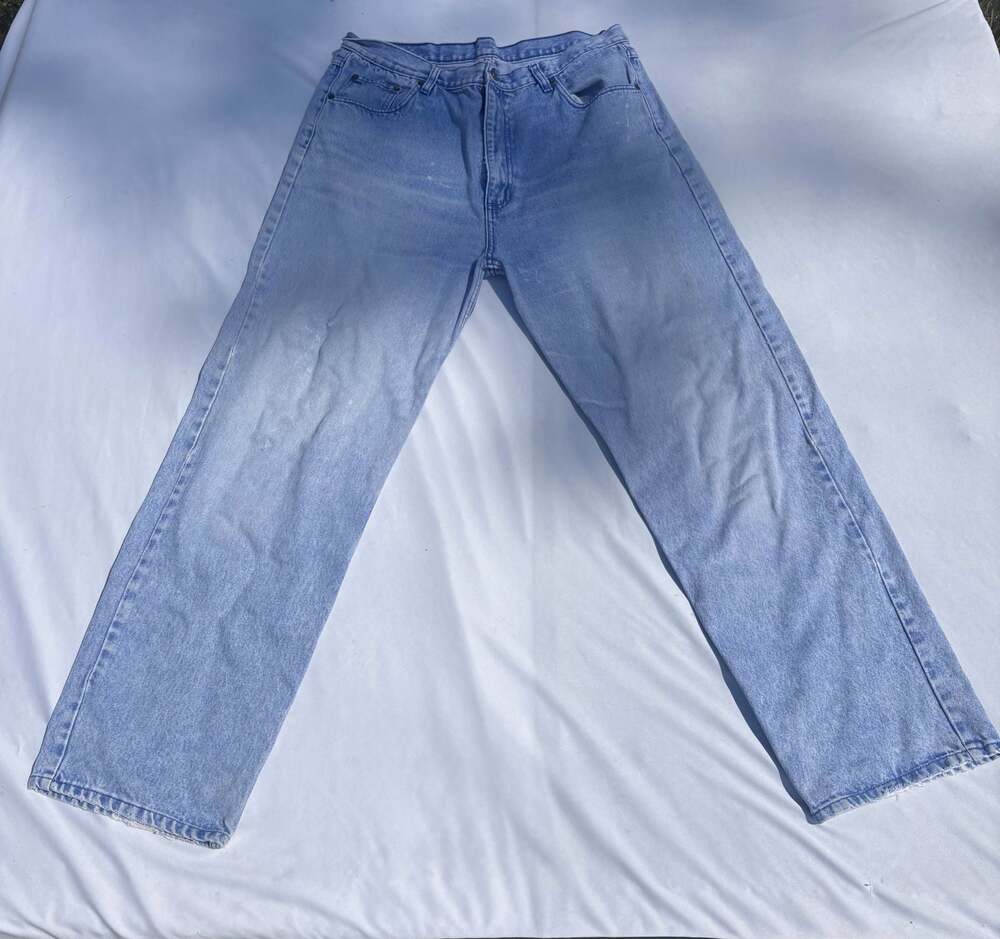 Vintage 80s 90s JORDIN Fashion Jeans Mens 34x29 Light Wash Baggy Straight. Stree